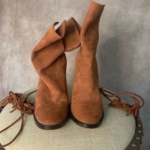 Joie Lace Up Booties